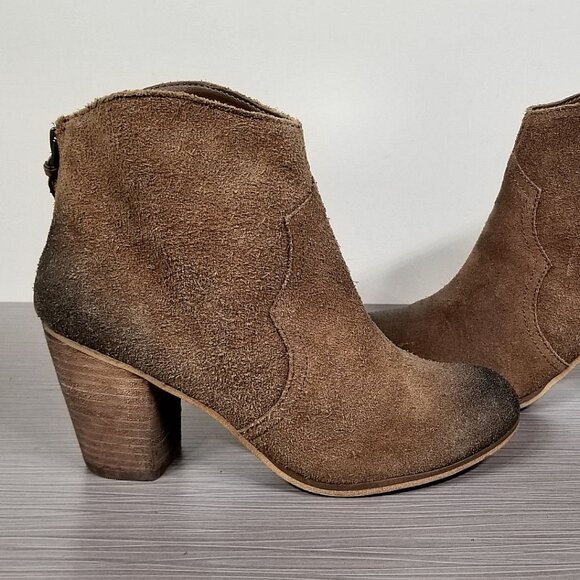 BP. 'Trott' Bootie, Cognac Suede, Womens Size 9.5 M - Picture 7 of 9